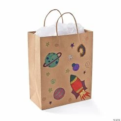 Buy 🥰 10 1/2" x 5 1/4" x 13" Large Brown Kraft Paper Gift Bags - 12 Pc. 🔔 -Christmas Crafts for Kids shop 10 1 2 x 5 1 4 x 13 large brown kraft paper gift bags 12 pc 48 632 a03