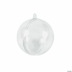 Buy 🔔 2 1/4" DIY Clear Ornaments - 12 Pc. 🧨