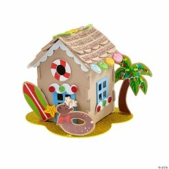 Outlet ๐ฏ 3D Beach Island Gingerbread House Craft Kit - Makes 12 ๐