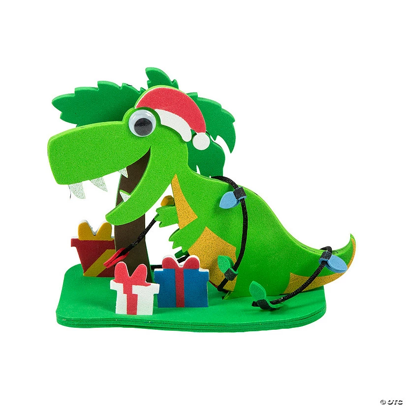 New π 3D π Christmas Dinosaur Craft Kit - Makes 12 π 1 New π 3D π Christmas Dinosaur Craft Kit - Makes 12 π