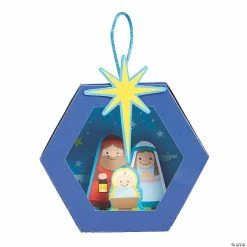 Best Pirce ๐ฏ 3D Nativity ๐ Christmas Ornament Craft Kit - Makes 12 ๐