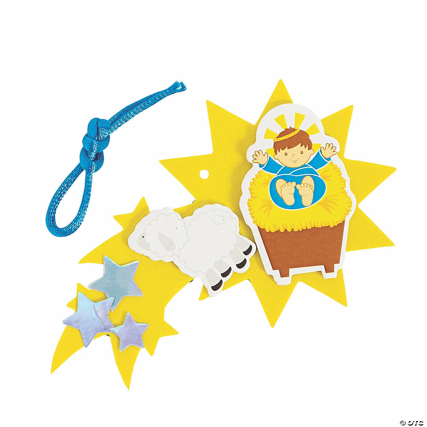 Best Pirce π€© Baby Jesus & Star Ornament Craft Kit - Makes 12 𧨠2 Best Pirce π€© Baby Jesus & Star Ornament Craft Kit - Makes 12 𧨠- Image 2