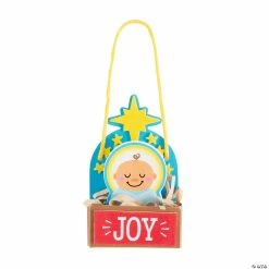 Wholesale 🌟 Baby Jesus Stable Ornament Craft Kit - Makes 12 👏