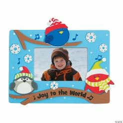 Budget ๐งจ Birds of โ Christmas Picture Frame Magnet Craft Kit - Makes 12 ๐