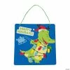 Deals 😉 Christmas Crocodile Sign Craft Kit - Makes 12 ⌛