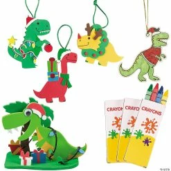 Best reviews of 🌟 Christmas Dinosaur Craft Kit Assortment - Makes 36 🔔