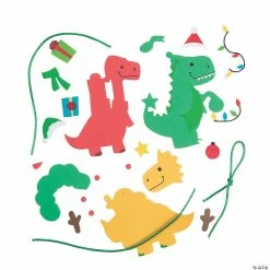 Promo 🎉 Christmas Dinosaur Ornament Craft Kit - Makes 12 🤩