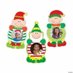 Coupon โจ Christmas Elf Picture Frame Magnet Craft Kit - Makes 12 ๐ฏ