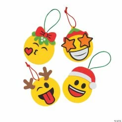 Promo ๐ Christmas Emoji Ornament Craft Kit - Makes 12 ๐คฉ