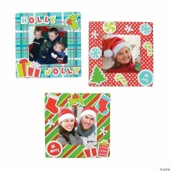 Flash Sale 🔔 Christmas Picture Frame Magnet Craft Kit Assortment - Makes 24 ❤️
