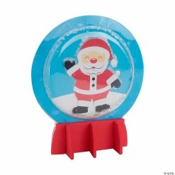 Brand new π Christmas Plate Snow Globe Stand-Up Craft Kit - Makes 6 π₯°