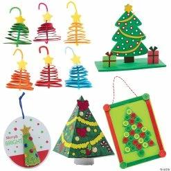 Best deal 🛒 Christmas Tree Craft Kit for 12 🎁