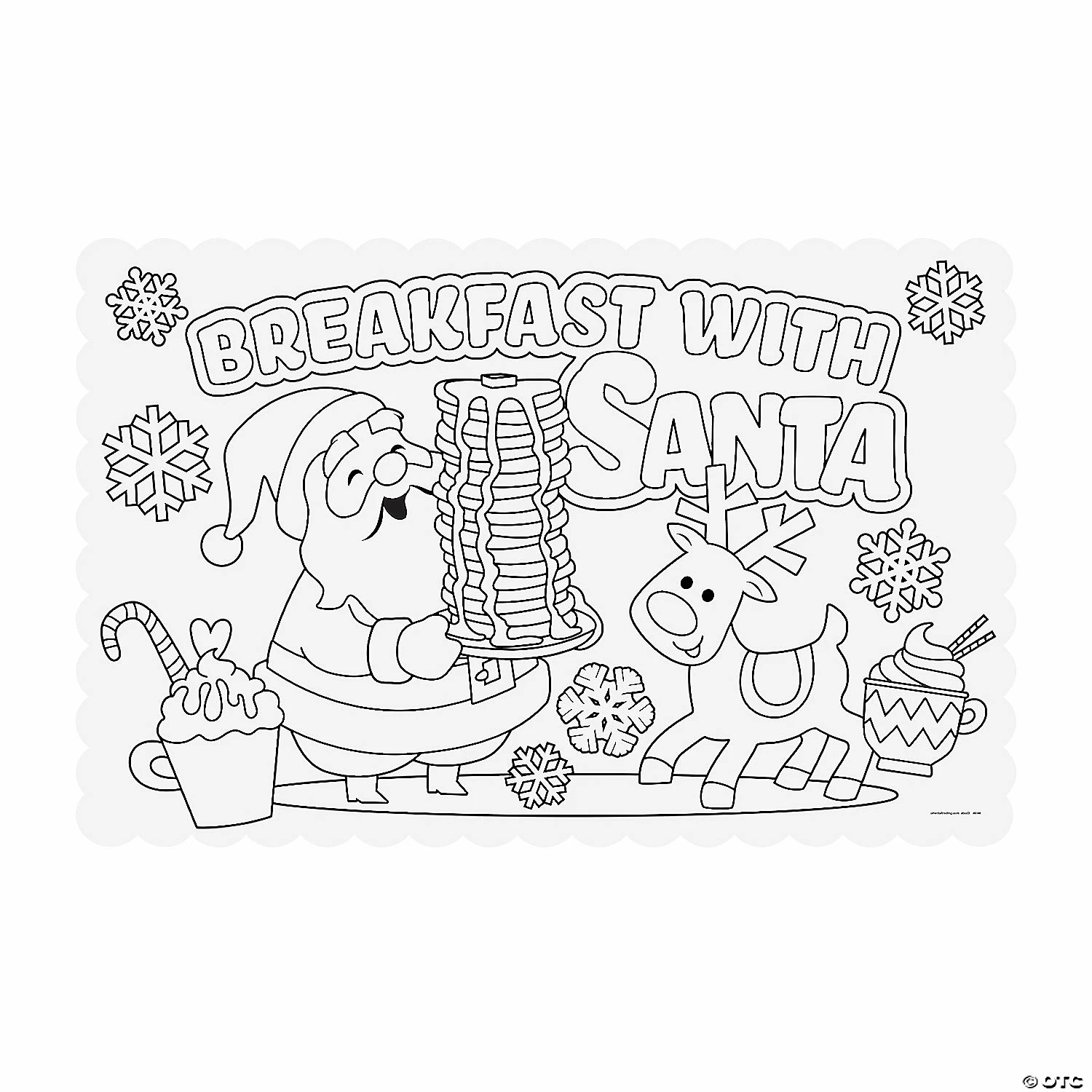 Budget π Color You Own Breakfast with Santa Placemats - 12 Pc. β¨ 1 Budget π Color You Own Breakfast with Santa Placemats - 12 Pc. β¨