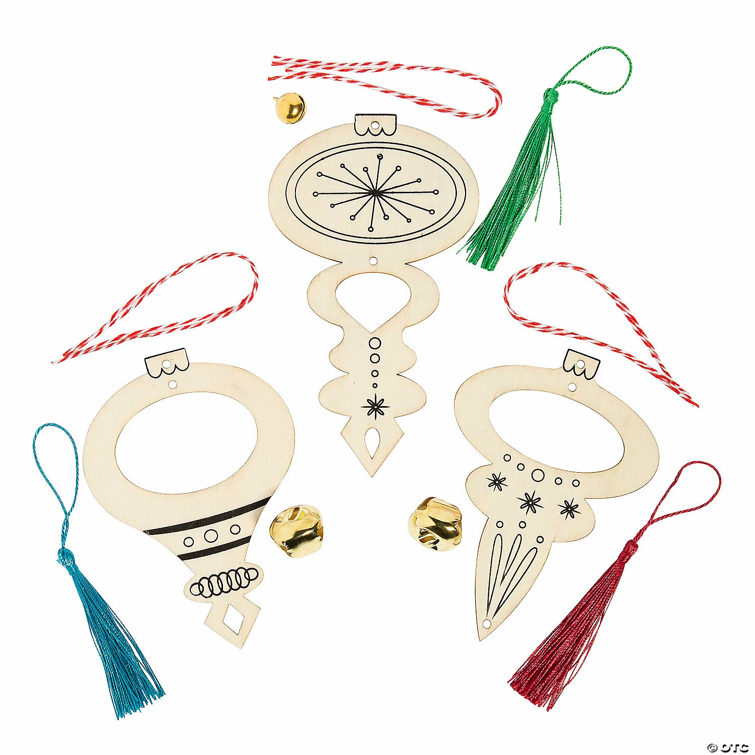 Brand new ✨ Color Your Own 🎄 Christmas Ornament with Tassel Craft Kit - Makes 3 🛒 2 Brand new ✨ Color Your Own 🎄 Christmas Ornament with Tassel Craft Kit - Makes 3 🛒 - Image 2