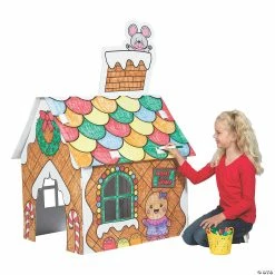 Budget 🧨 Color Your Own Gingerbread Playhouse ✔️ -Christmas Crafts for Kids shop color your own gingerbread playhouse13783600 a02