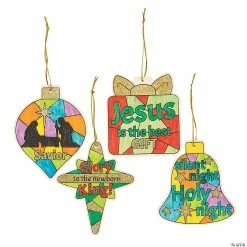 Christmas Crafts for Kids shop -Christmas Crafts for Kids shop color your own glittery nativity ornaments 12 pc 13903051 a01
