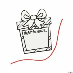 Buy ⌛ Color Your Own My Gift to Jesus Ornaments - 12 Pc. ❤️ -Christmas Crafts for Kids shop color your own my gift to jesus ornaments 12 pc 13957680 a02