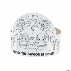 Flash Sale 🌟 Color Your Own Nativity Crowns - 12 Pc. 👍