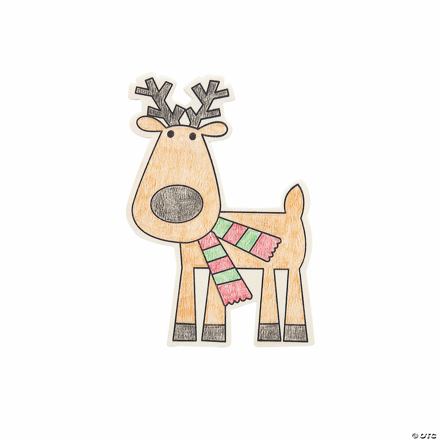 Budget 😉 Color Your Own Reindeer Shapes - 12 Pc. 👍 2 Budget 😉 Color Your Own Reindeer Shapes - 12 Pc. 👍 - Image 2