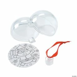 Best Pirce ๐ Color Your Own Santa Bulb Ornaments - 12 Pc. ๐