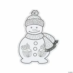 Buy ⌛ Color Your Own Snowman Magnets - 12 Pc. 🔥