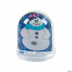 Deals ๐ Color Your Own Snowman Snow Globes - 6 Pc. ๐