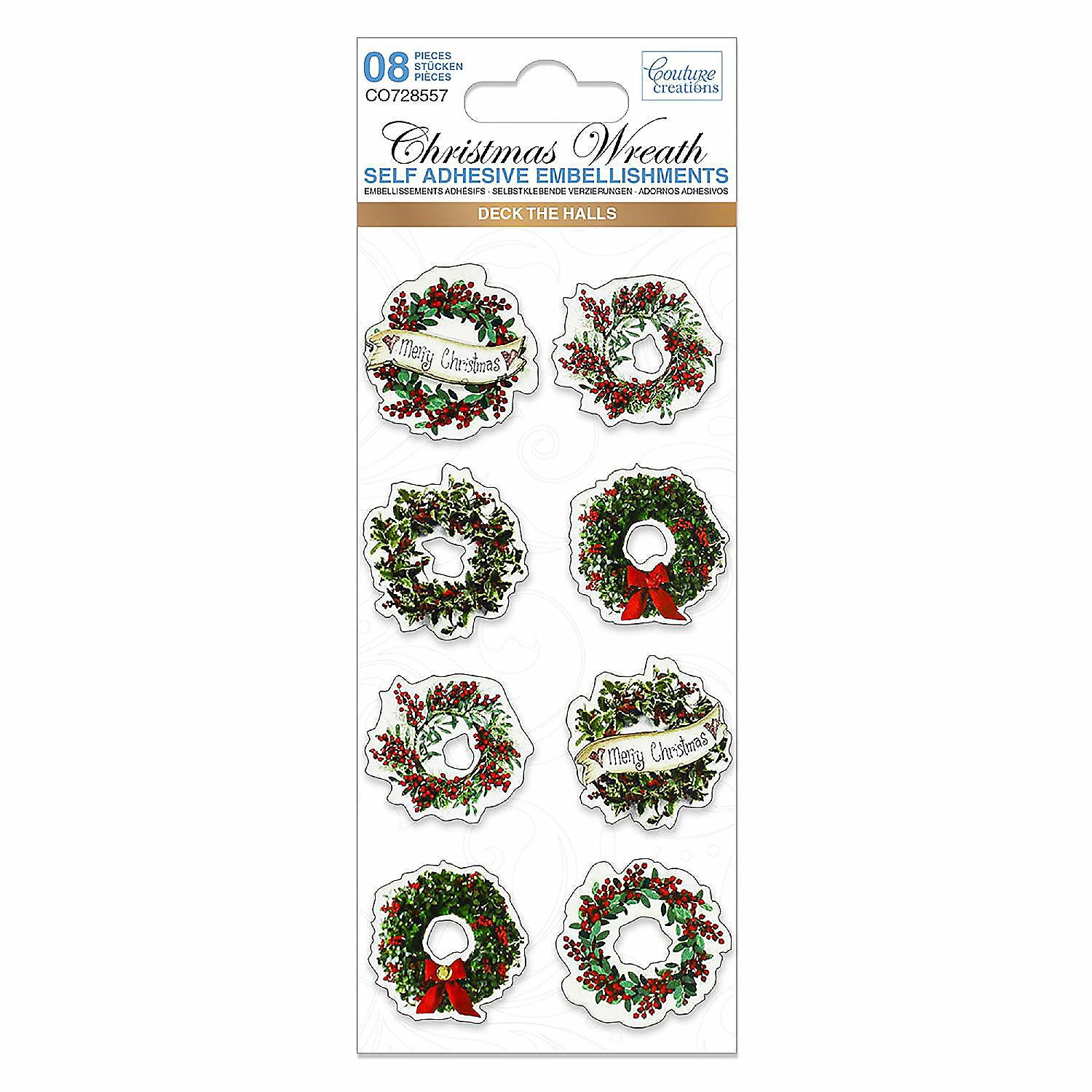 Best reviews of 💯 Couture Creations 🔔 Christmas Embellishment 🔔 Christmas Wreath 8pc 💯 2 Best reviews of 💯 Couture Creations 🔔 Christmas Embellishment 🔔 Christmas Wreath 8pc 💯 - Image 2