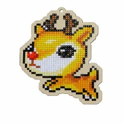Outlet ๐ฅ Crafting Spark (Wizardi) - ๐ Christmas Deer WWP315 Diamond Painting on Plywood Kit ๐