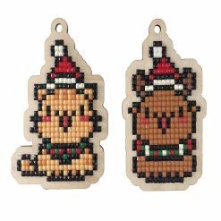 Flash Sale โ Crafting Spark (Wizardi) - ๐ Christmas Kittens WWP446 Diamond Painting on Plywood Kit ๐คฉ