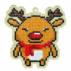 Deals ⭐ Crafting Spark (Wizardi) - Winter Deer WWP150 Diamond Painting on Plywood Kit ✔️