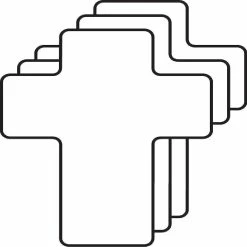 Best reviews of ✨ Creative Shapes Etc. - Cross Foam Single Color Creative Cut-outs- 3” 🔥