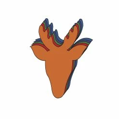 Flash Sale 👏 Creative Shapes Etc. - Small Assorted Color Creative Foam Craft Cut-outs - Reindeer 🧨