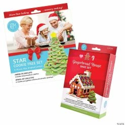 Promo ๐ DIY Gingerbread House Kit and ๐ Christmas Cookie Tree Kit, 2 Piece Set ๐