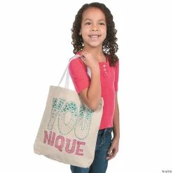 Coupon 👍 DIY Large Canvas Tote Bags - 12 Pc. 😀 -Christmas Crafts for Kids shop diy large canvas tote bags 12 pc 14 116o a02