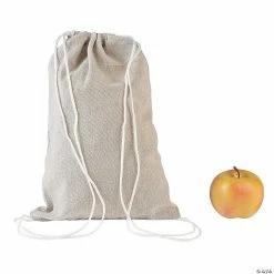 Cheapest ๐คฉ DIY Medium Canvas Drawstring Bags - 12 Pc. โ