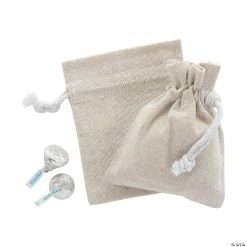 Coupon ๐ DIY Mini Canvas Drawstring Bags - 12 Pc. ๐