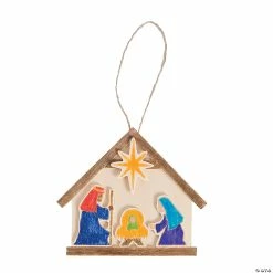 New 😀 DIY Nativity 🎄 Christmas Ornaments - Makes 12 ⌛ -Christmas Crafts for Kids shop diy nativity christmas ornaments makes 1213614727 a02