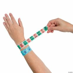 New 👏 DIY Slap Bracelets - 48 Pc. 🎁 -Christmas Crafts for Kids shop diy slap bracelets 48 pc 48 8262 a02