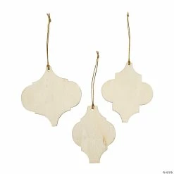 Top 10 ✨ DIY Unfinished Wood Arabesque Ornaments - 12 Pc. 🤩