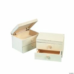 New 🎉 DIY Unfinished Wood Jewelry Boxes - 12 Pc. 🥰 -Christmas Crafts for Kids shop diy unfinished wood jewelry boxes 12 pc 48 2030 bv