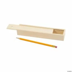Outlet โค๏ธ DIY Unfinished Wood Pencil Boxes - 12 Pc. ๐ฅฐ