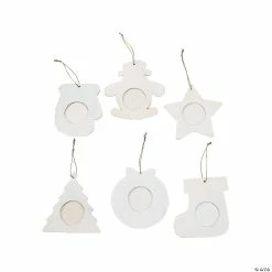 Deals ๐ DIY Unfinished Wood Picture Frame ๐ Christmas Ornaments - Makes 12 ๐ฏ