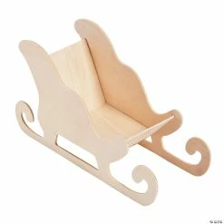 Best Sale 😍 DIY Unfinished Wood Sleighs - 3 Pc. ✔️