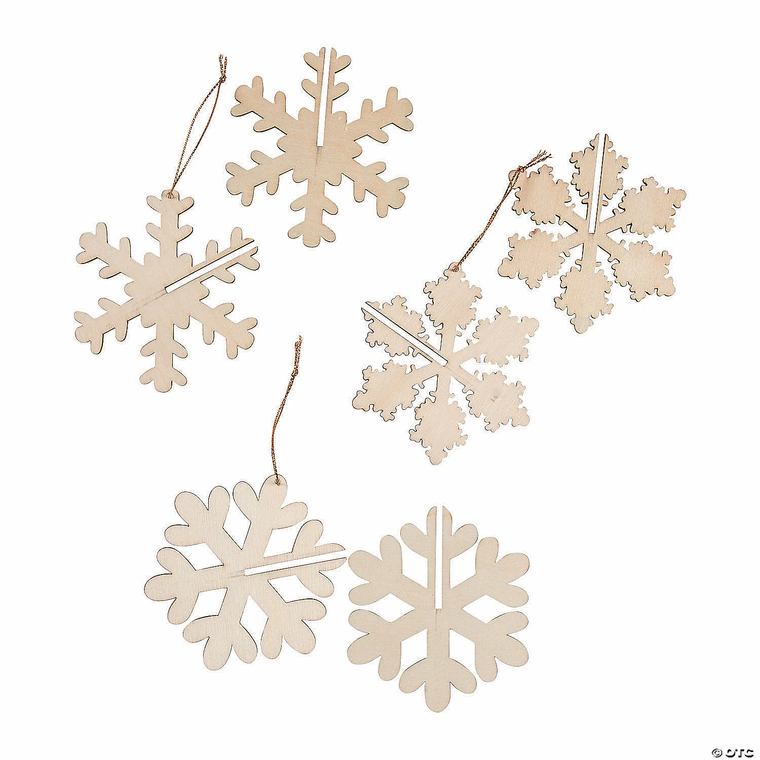 New 👍 DIY Unfinished Wood Snowflake Ornaments - Makes 12 🌟 3 New 👍 DIY Unfinished Wood Snowflake Ornaments - Makes 12 🌟 - Image 3