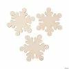 Budget ❤️ DIY Unfinished Wood Snowflakes - 35 Pc. 🛒