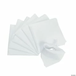 Brand new โญ DIY White Bandanas - 12 Pc. โจ
