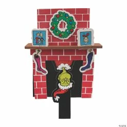 Outlet 👍 Dr. Seuss™ The Grinch 🔔 Christmas Fireplace Pop-Up Craft Kit - Makes 12 ✨