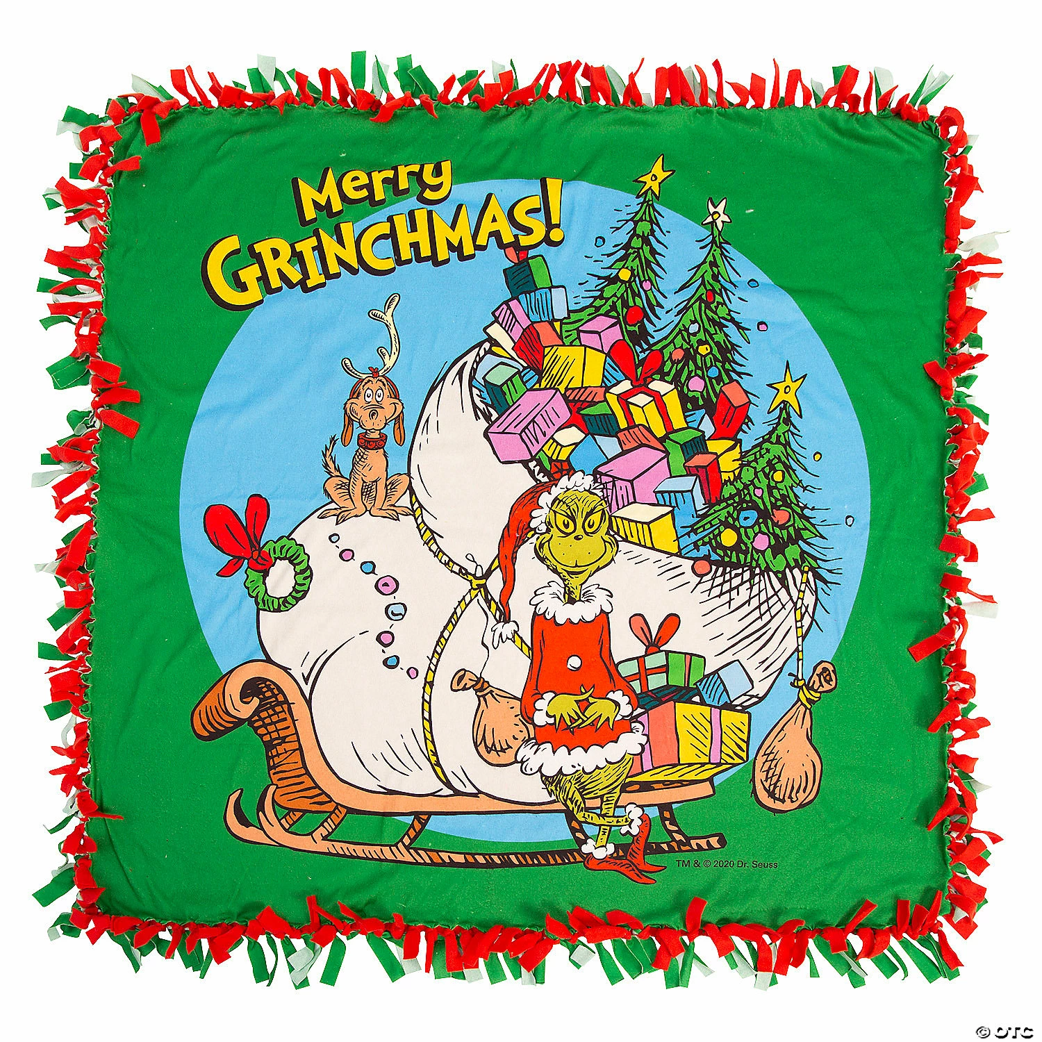 Budget 🎁 Dr. Seuss™ The Grinch Fleece Tied Throw Craft Kit - Makes 1 ❤️ 1 Budget 🎁 Dr. Seuss™ The Grinch Fleece Tied Throw Craft Kit - Makes 1 ❤️