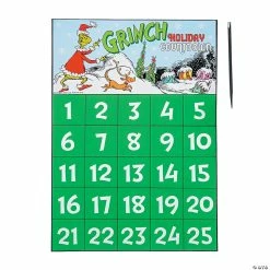 New 🎁 Dr. Seuss™ The Grinch Scratch ’N Reveal Advent Calendars - 12 Pc. 🛒