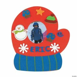 Best reviews of 🎁 Fabulous Foam Mitten Picture Frame Kit - Makes 24 🎁